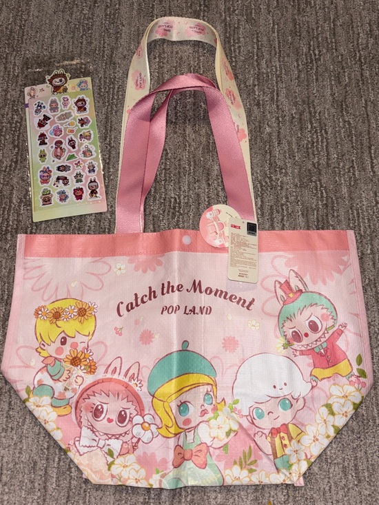 POP MART Other - New Pop Land Spring Flower Series Shopping Bag